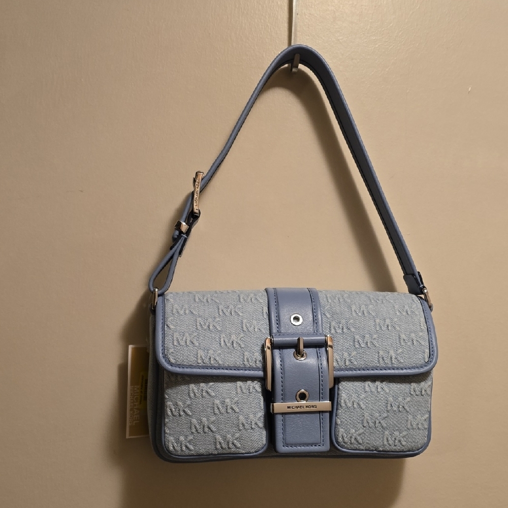 🆕Michael Kors Blue Classic Shoulder Bag